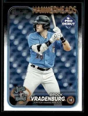 2024 Topps Pro Debut Brock Vradenburg #PD-103 Jupiter Hammerheads