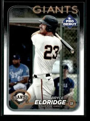 2024 Topps Pro Debut Bryce Eldridge #PD-63 San Jose Giants