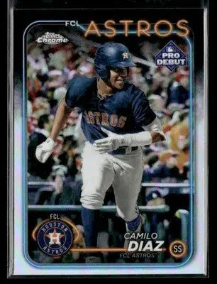 2024 Topps Pro Debut Camilo Diaz #PD-182 Chrome Refractor FCL Astros