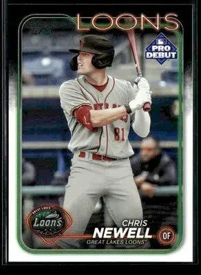 2024 Topps Pro Debut Chris Newell #PD-100 Great Lakes Loons