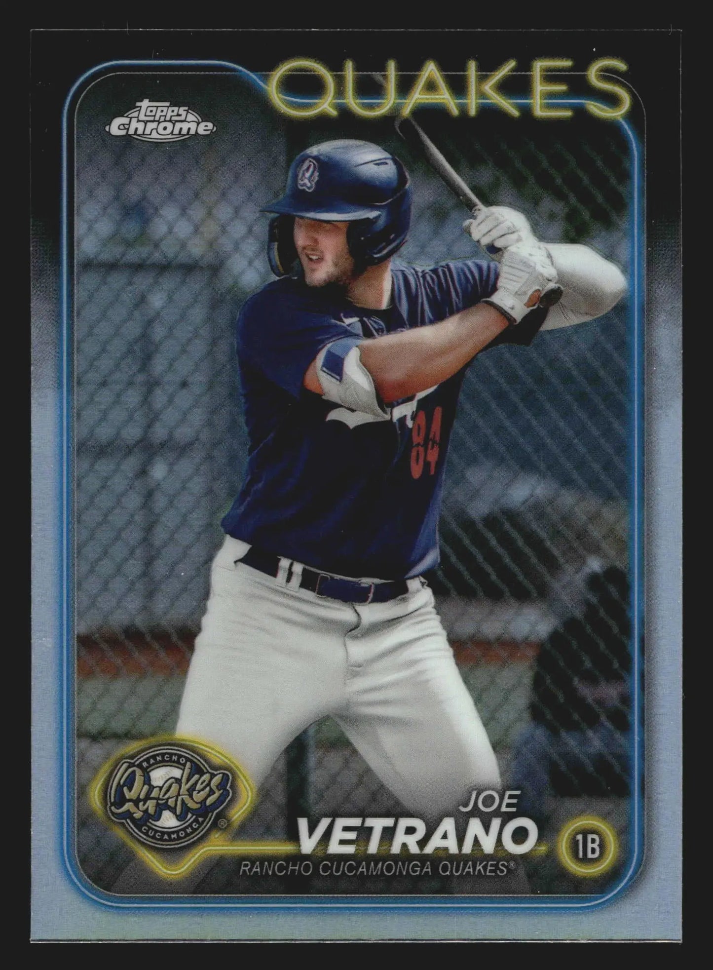 2024 Topps Pro Debut Chrome Joe Vetrano #PDC-110 Refractor Quakes - Baseball Card Single