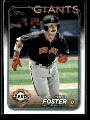 2024 Topps Pro Debut Cole Foster #PD-132 San Jose Giants
