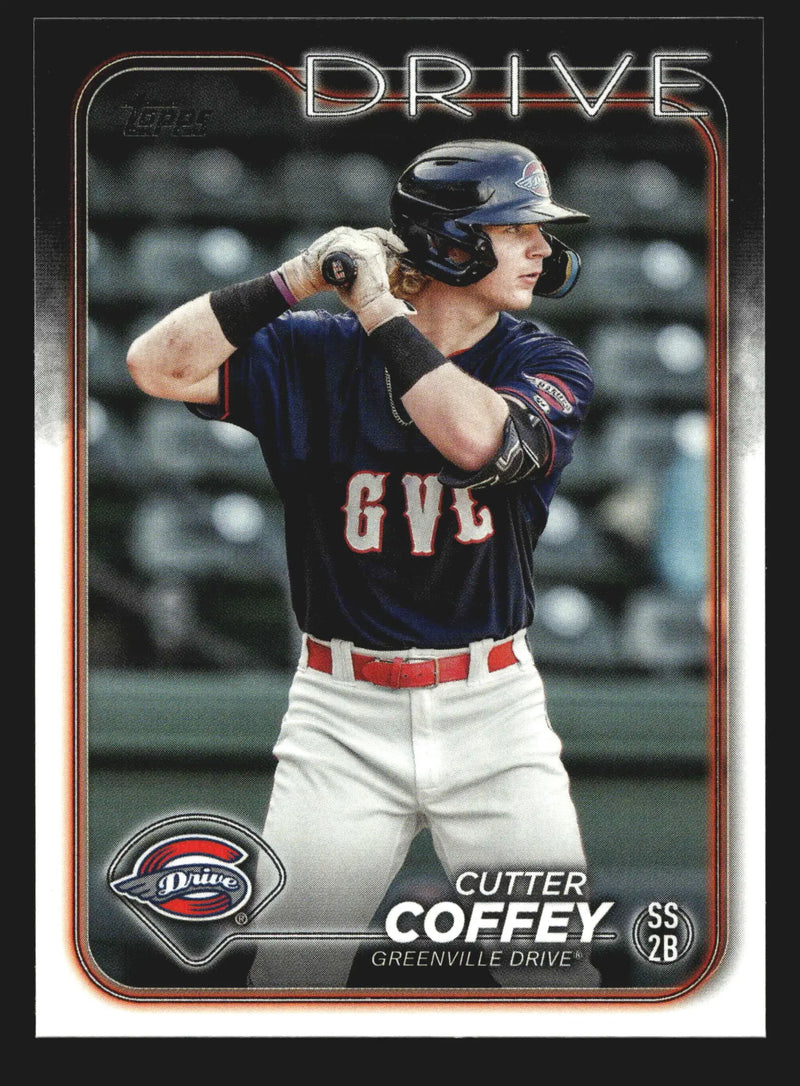 2024 Topps Pro Debut Cutter Coffey #PD-113 Greenville Drive - Baseball Card Single