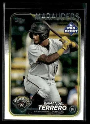 2024 Topps Pro Debut Enmanuel Terrero #PD-12 Bradenton Marauders