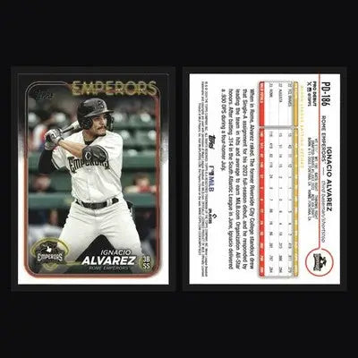 2024 Topps Pro Debut Ignacio Alvarez #PD-186 Rome Emperors - Baseball Card Single