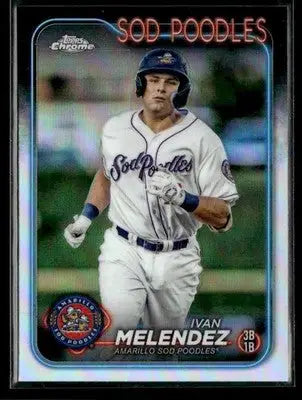 2024 Topps Pro Debut Ivan Melendez #PDC-22 Chrome Amarillo Sod Poodles