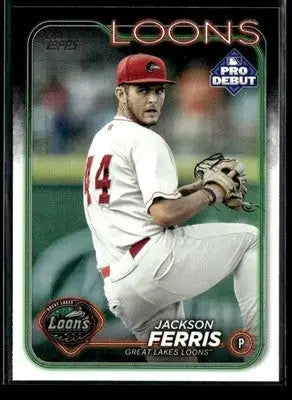 2024 Topps Pro Debut Jackson Ferris #PD-109 Great Lakes Loons