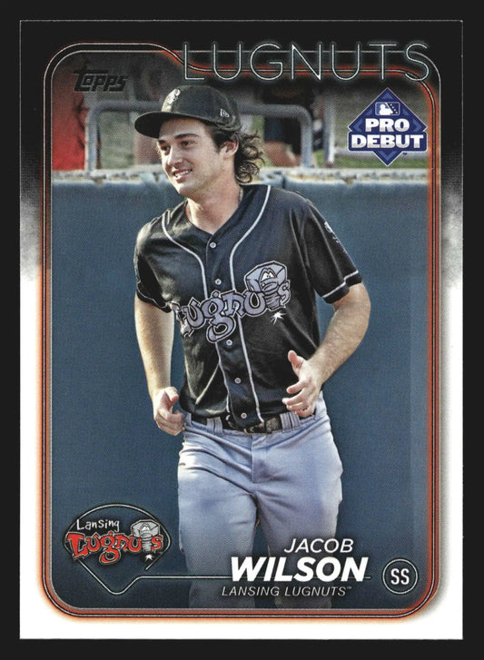 2024 Topps Pro Debut Jacob Wilson #PD-40 Lansing Lugnuts Athletics - Baseball Card Single