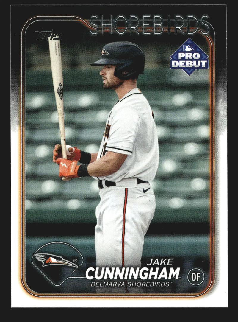 2024 Topps Pro Debut Jake Cunningham #PD-14 Delmarva Shorebirds - Baseball Card Single