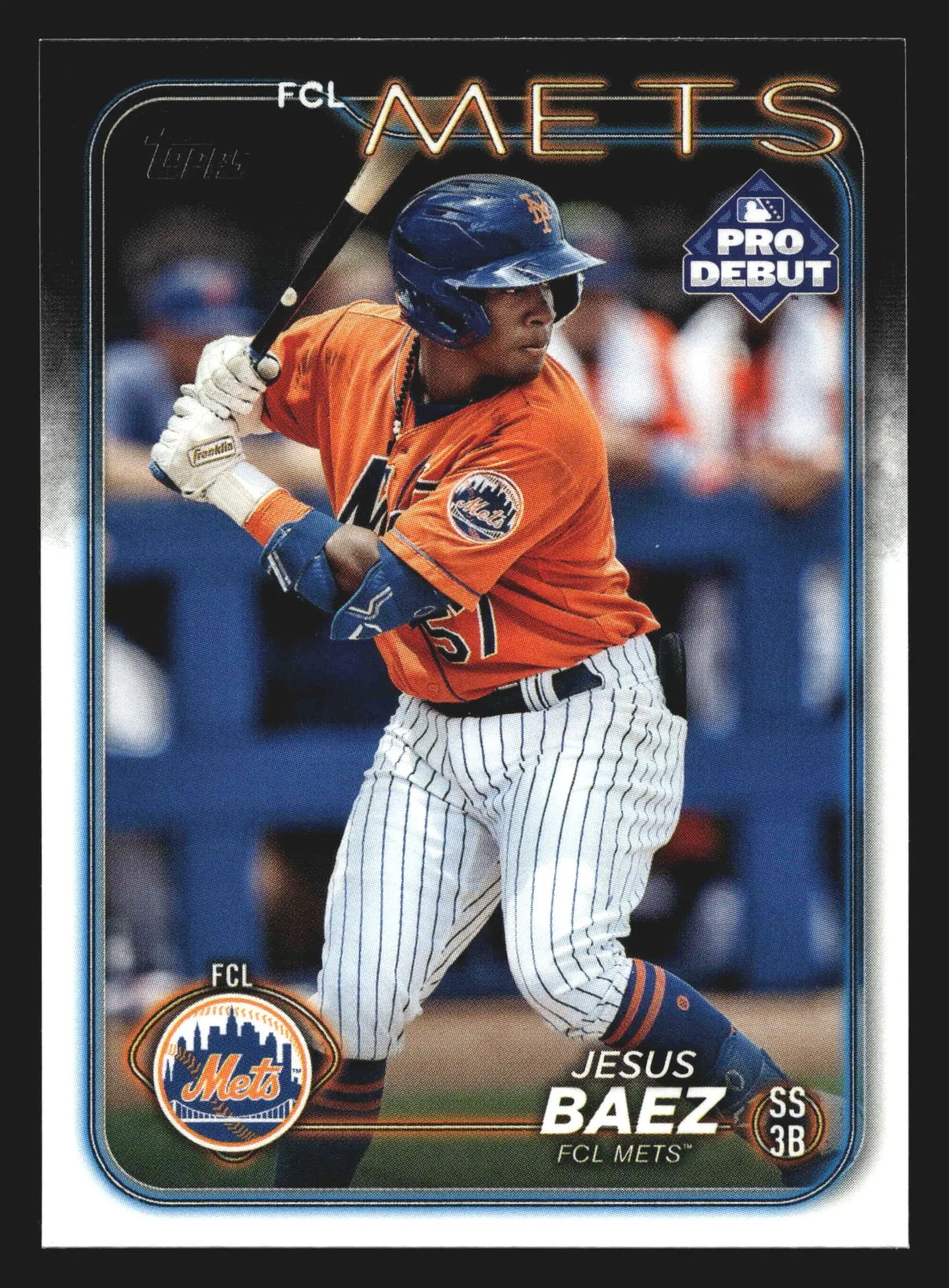 2024 Topps Pro Debut Jesus Baez #PD-187 FCL Mets - Baseball Card Single