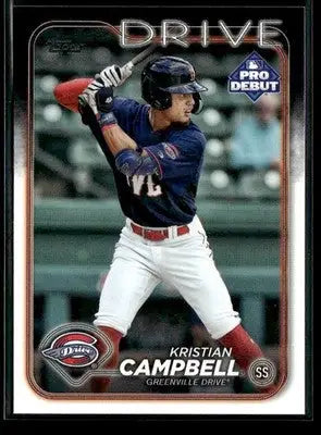 2024 Topps Pro Debut Kristian Campbell #PD-7 Greenville Drive