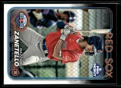 2024 Topps Pro Debut Nazzan Zanetello #PD-174 Salem Red Sox