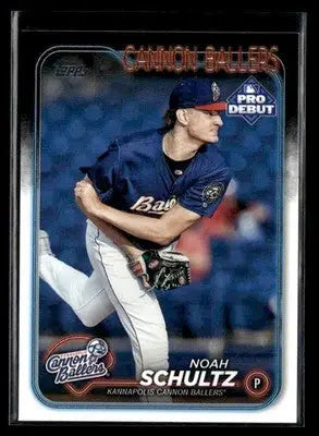 2024 Topps Pro Debut Noah Schultz #PD-97 Kannapolis Cannon Ballers