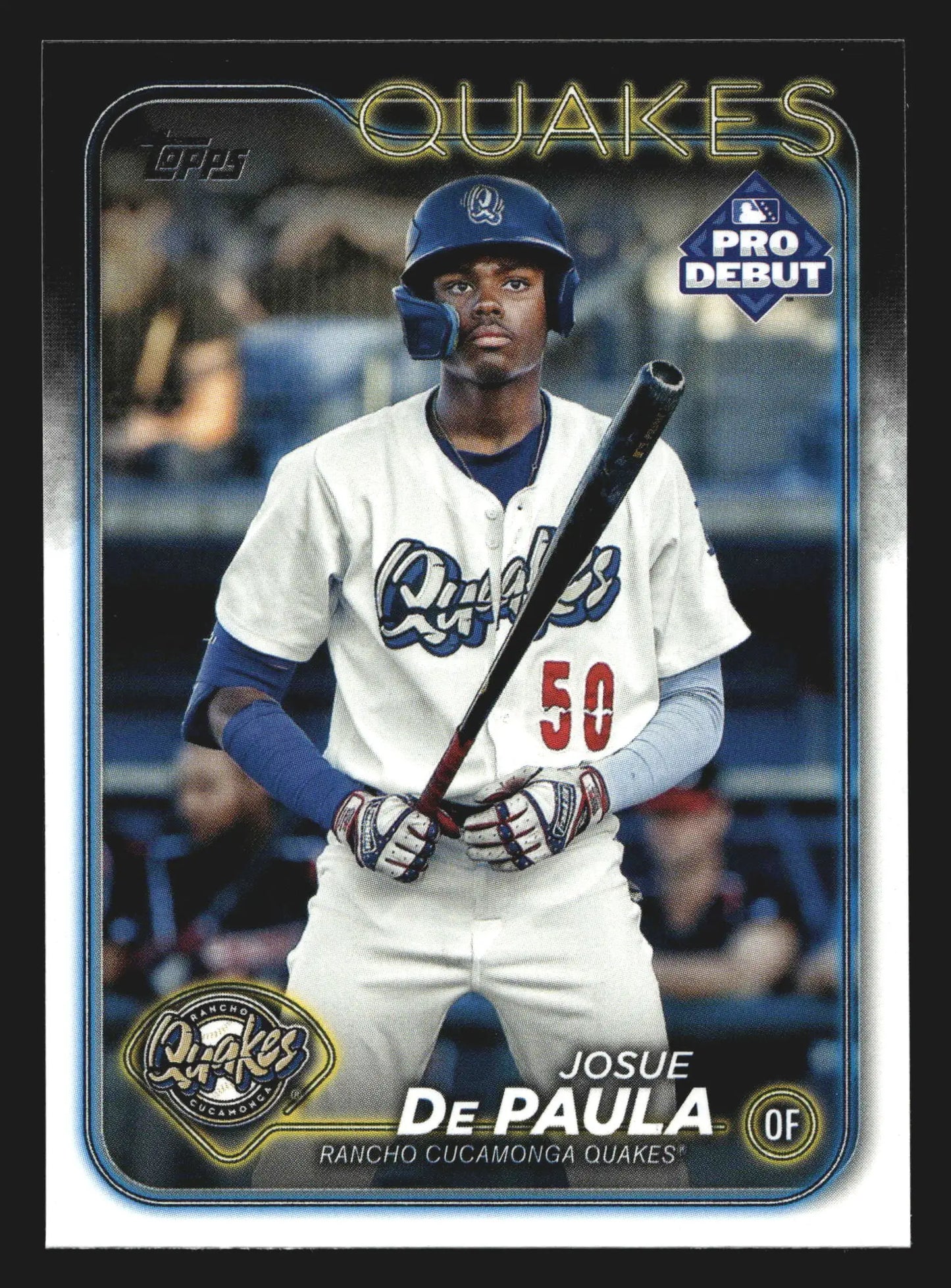 2024 Topps Pro Debut #PD-119 Josue De Paula Rancho Cucamonga Quakes Dodgers