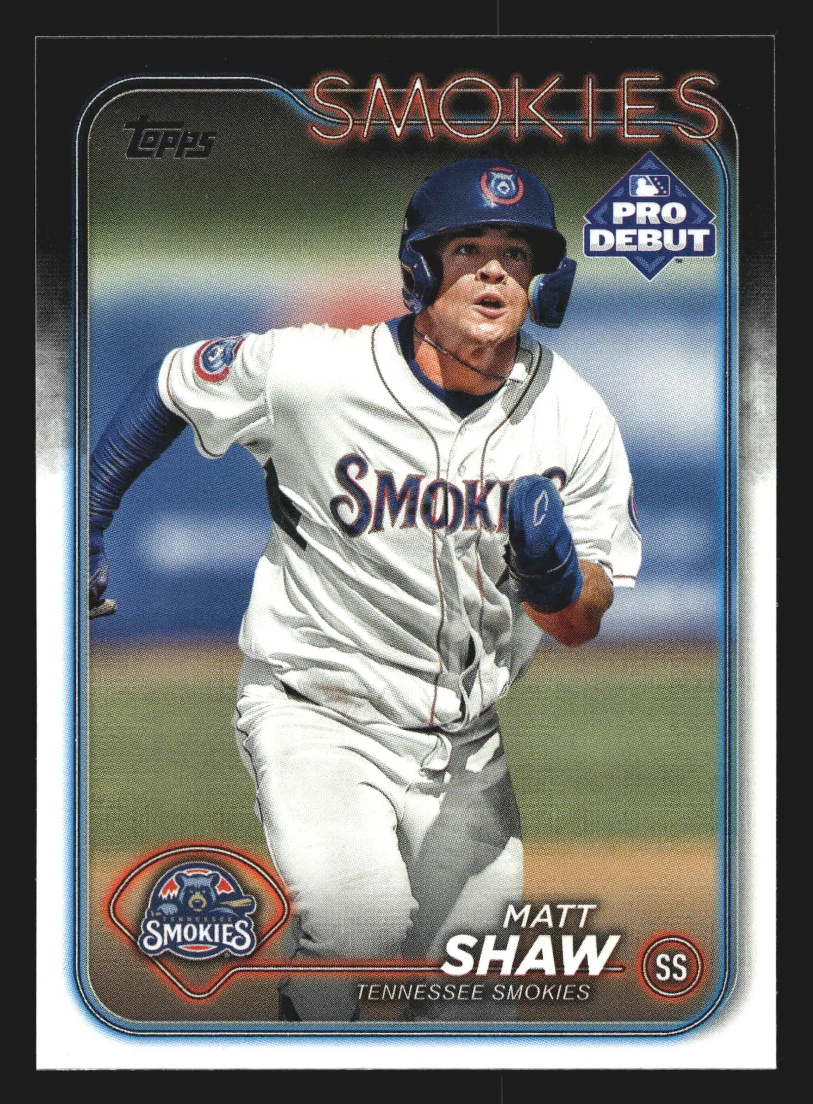 2024 Topps Pro Debut #PD-133 Matt Shaw Tennessee Smokies Cubs - Baseball Card Single