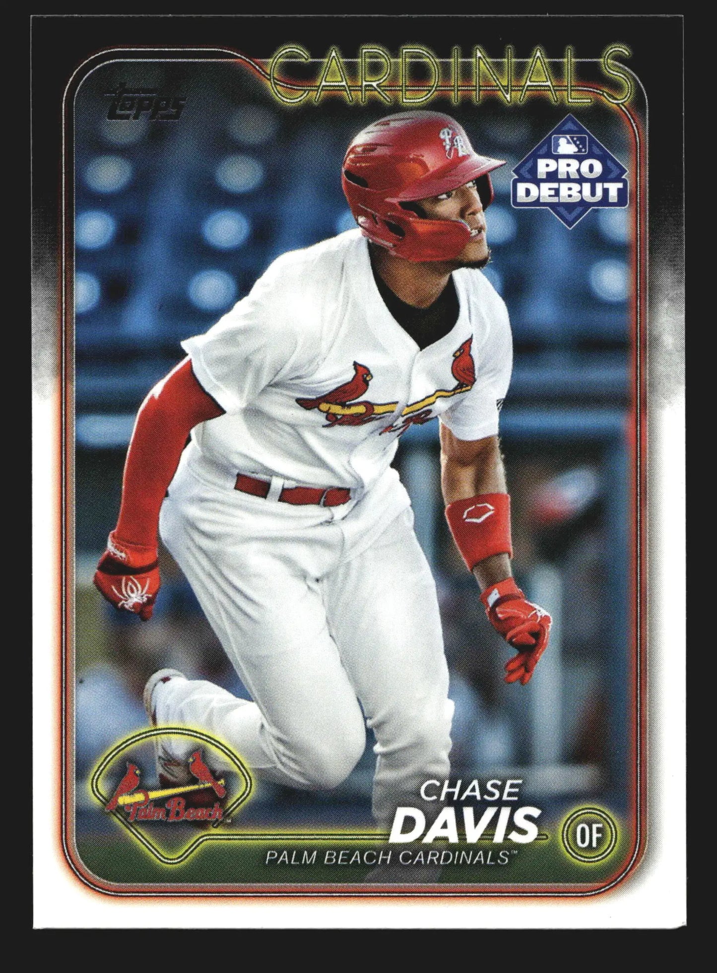 2024 Topps Pro Debut #PD-149 Chase Davis Palm Beach Cardinals Prospect