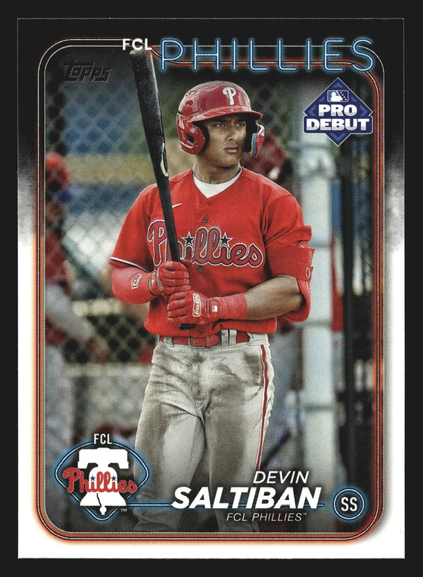 2024 Topps Pro Debut #PD-179 Devin Saltiban FCL Phillies - Baseball Card Single