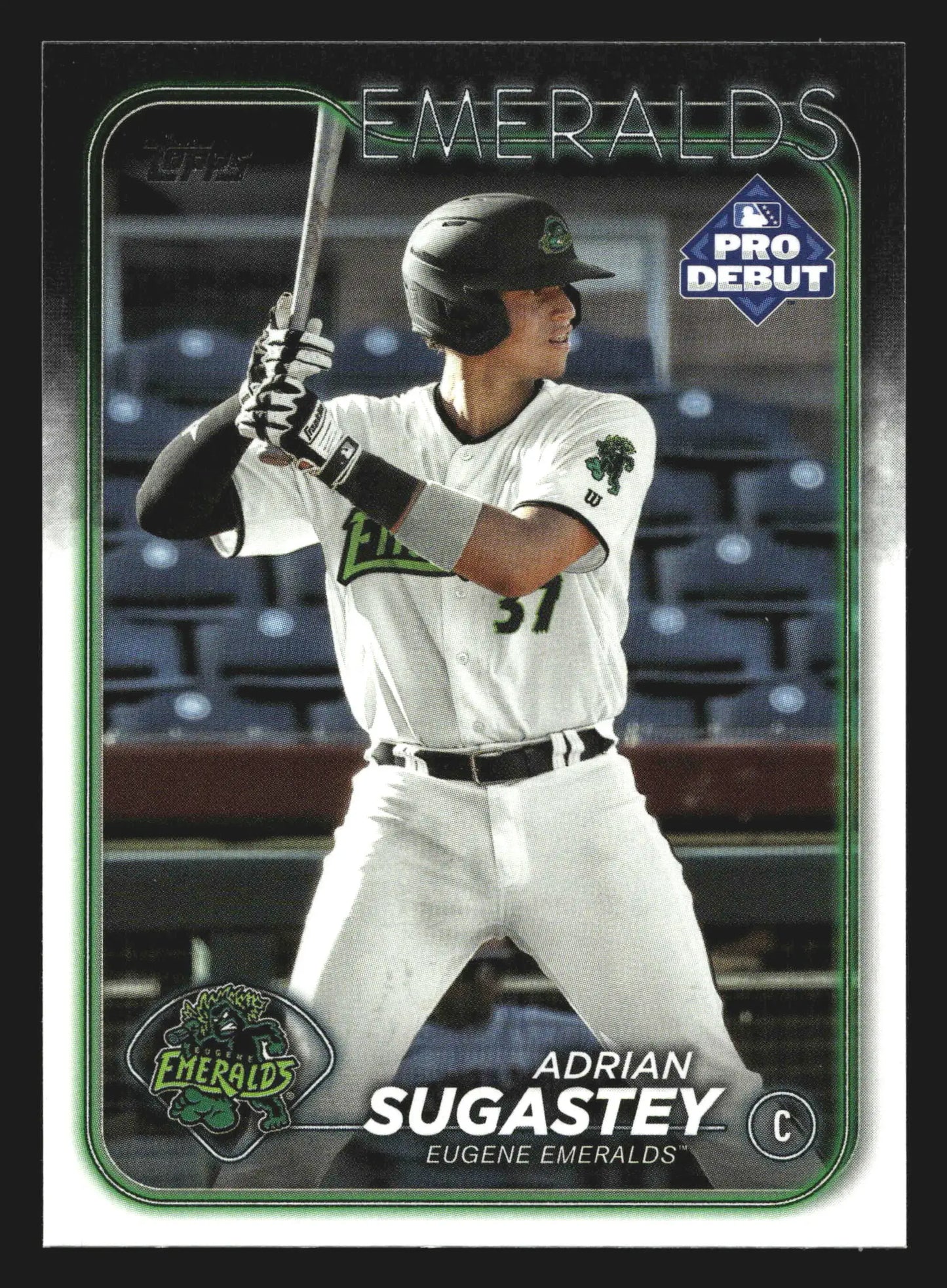 2024 Topps Pro Debut #PD-45 Adrian Sugastey Eugene Emeralds Giants - Baseball Card Single