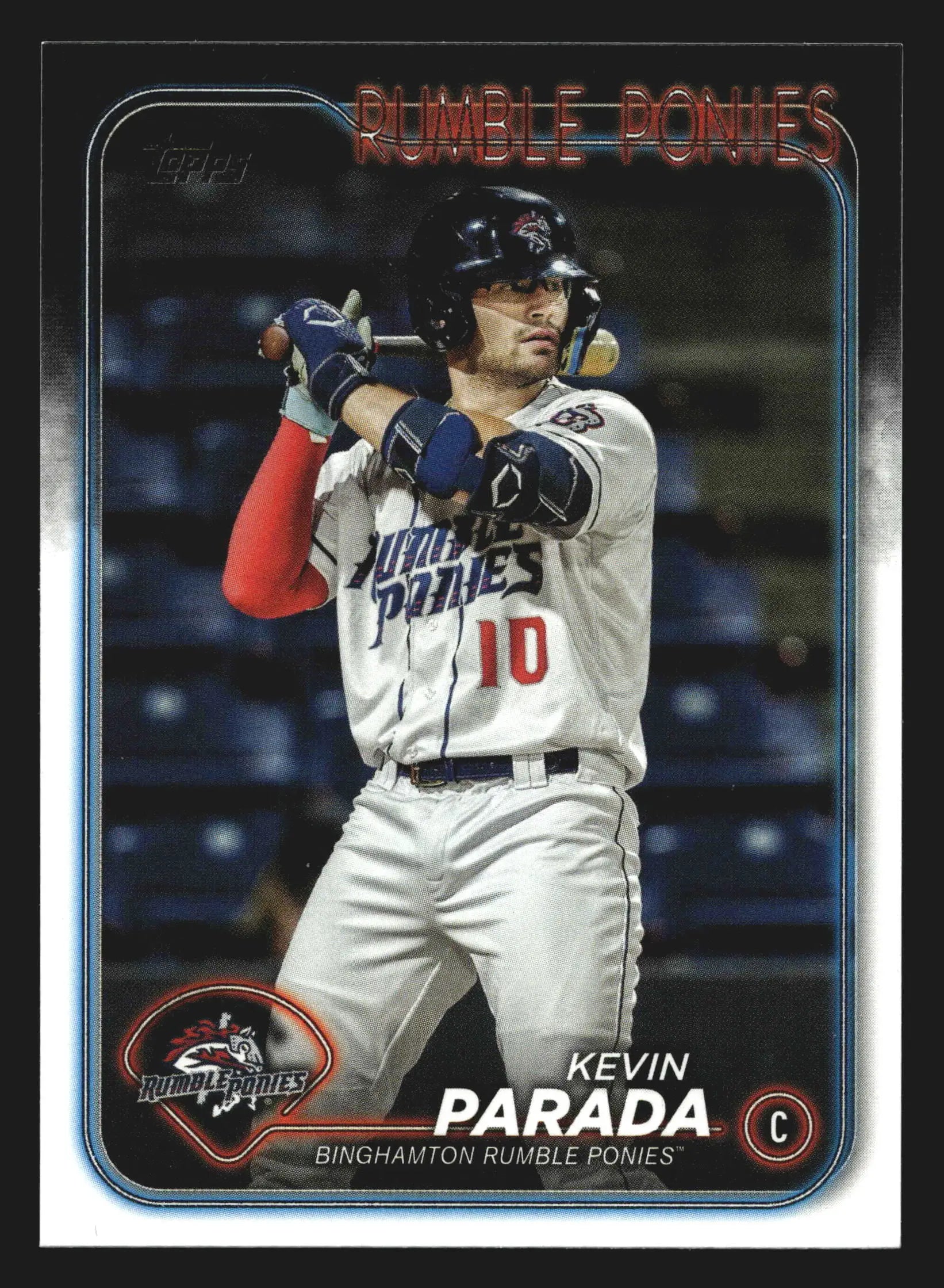 2024 Topps Pro Debut #PD-96 Kevin Parada Binghamton Rumble Ponies Mets - Baseball Card Single