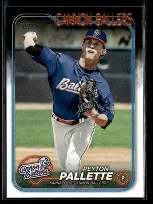 2024 Topps Pro Debut Peyton Pallette #PD-151 Kannapolis Cannon Ballers