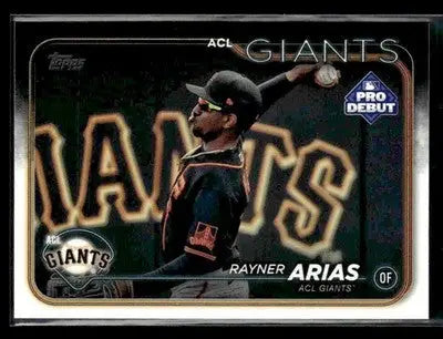 2024 Topps Pro Debut Rayner Arias #PD-78 ACL Giants