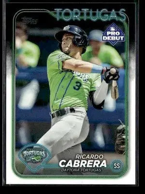 2024 Topps Pro Debut Ricardo Cabrera #PD-84 Daytona Tortugas