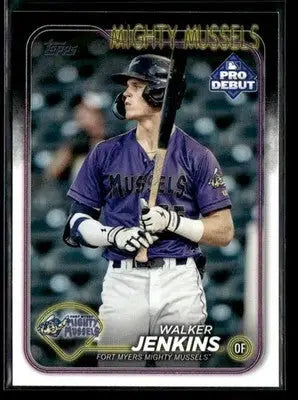 2024 Topps Pro Debut Walker Jenkins #PD-196 Fort Myers Mighty Mussels