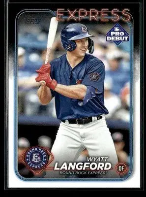 2024 Topps Pro Debut Wyatt Langford #PD-95 Round Rock Express