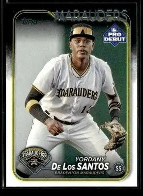 2024 Topps Pro Debut Yordany De Los Santos #PD-135 Bradenton Marauders