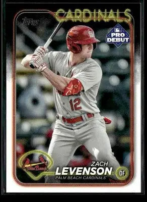 2024 Topps Pro Debut Zach Levenson #PD-127 Palm Beach Cardinals