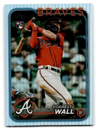 2024 Topps Rainbow Foil Forrest Wall Rookie Baseball Card Braves ID 70801