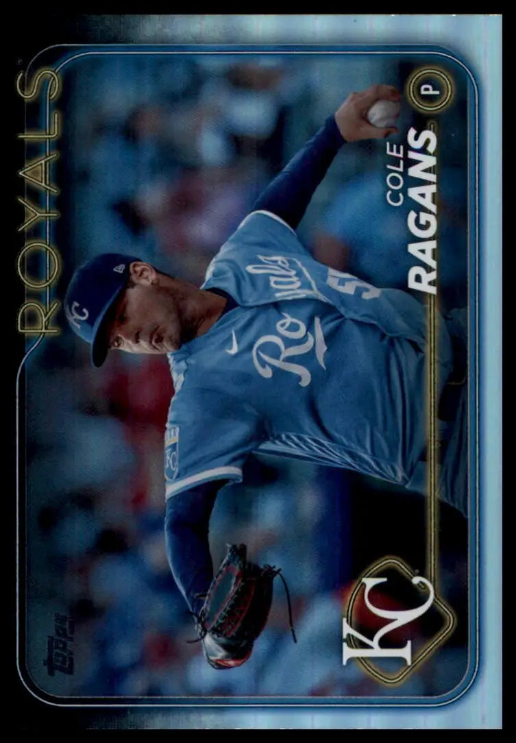 2024 Topps - Rainbow Foil Cole Ragans 95 Kansas City Royals NM - Baseball Card Single