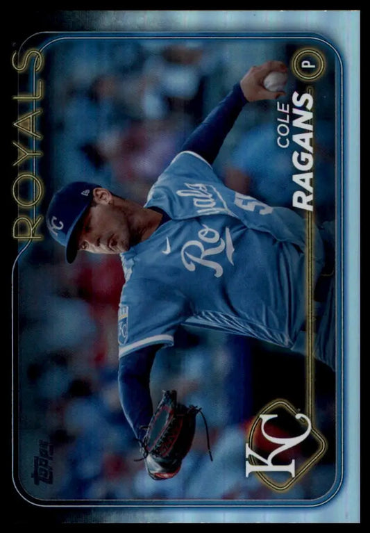 2024 Topps - Rainbow Foil Cole Ragans 95 Kansas City Royals NM - Baseball Card Single
