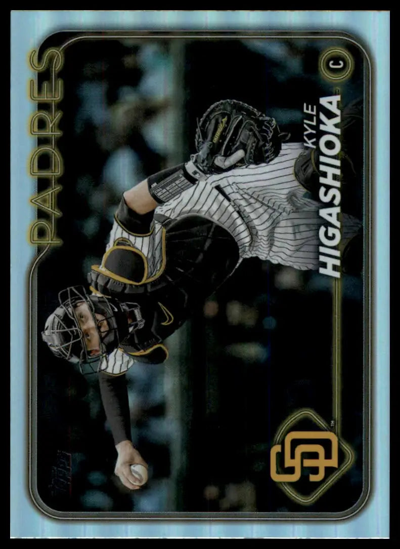 2024 Topps - Rainbow Foil Kyle Higashioka 512 San Diego Padres NM - Baseball Card Single