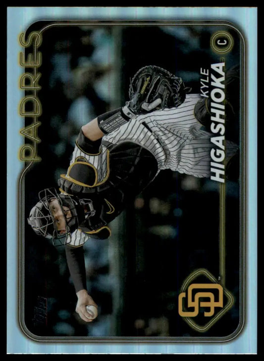 2024 Topps - Rainbow Foil Kyle Higashioka 512 San Diego Padres NM - Baseball Card Single
