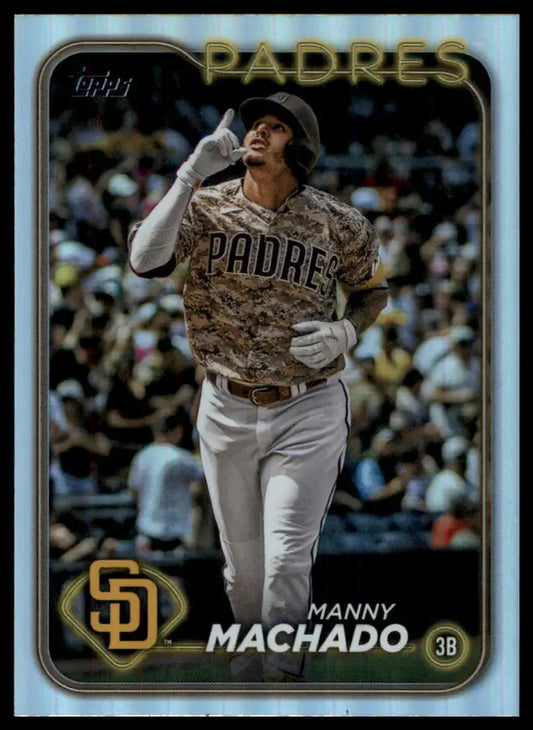 2024 Topps - Rainbow Foil Manny Machado 550 San Diego Padres NM - Baseball Card Single