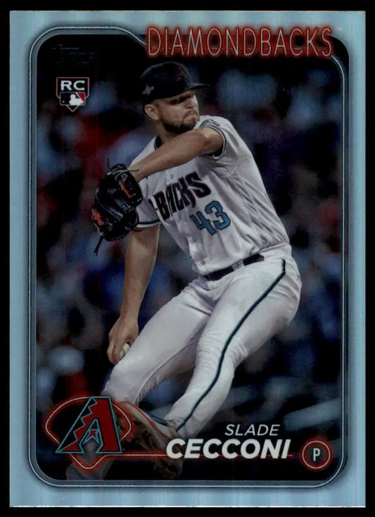 2024 Topps - Rainbow Foil Slade Cecconi 649 Arizona Diamondbacks Baseball NM - Baseball Card Single