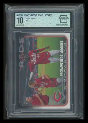2024 Topps Resilient Reds Rookies #133 Baseball Arena Club 10 - Baseball Card Single
