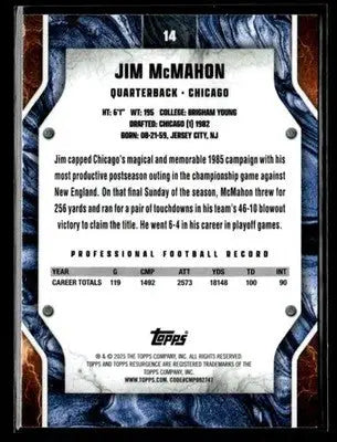 2024 Topps Resurgence #14 Jim McMahon - Football Card Single