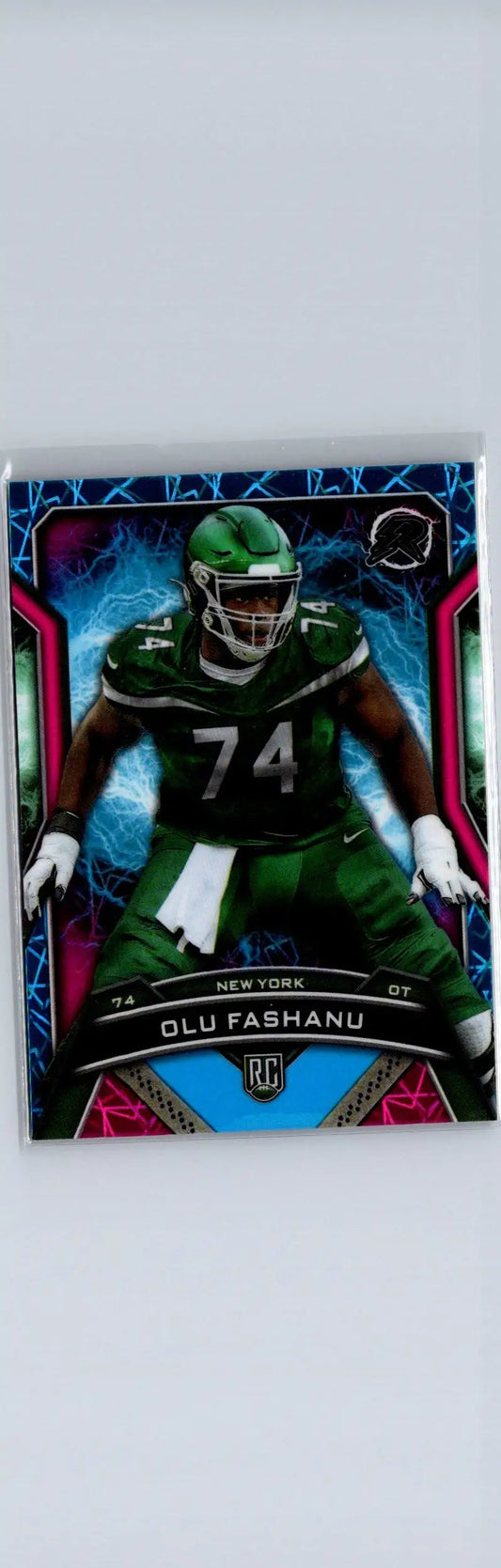 2024 Topps Resurgence #174 Olu Fashanu Sky Blue & Pink Shock - Football Card Single