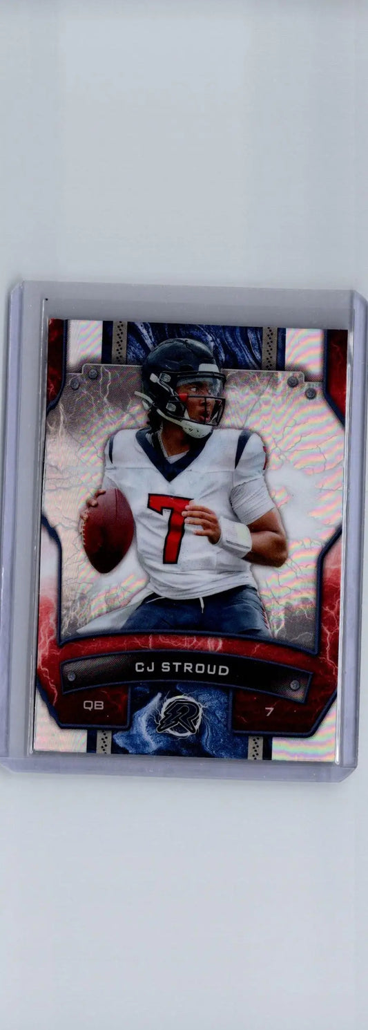 2024 Topps Resurgence #41 CJ Stroud Refractor - Football Card Single