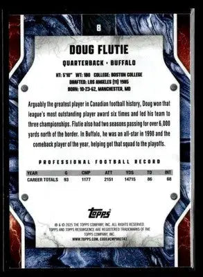 2024 Topps Resurgence #8 Doug Flutie - Football Card Single