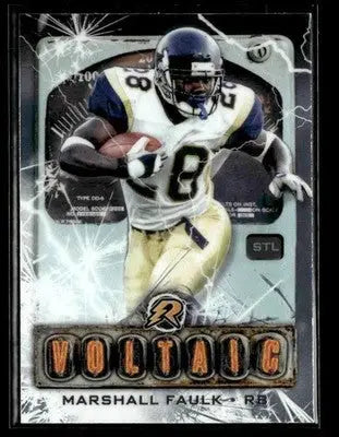 2024 Topps Resurgence #V-22 Marshall Faulk Voltaic - Football Card Single