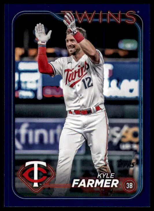 2024 Topps - Royal Blue Kyle Farmer 379 Minnesota Twins Baseball NM - Baseball Card Single