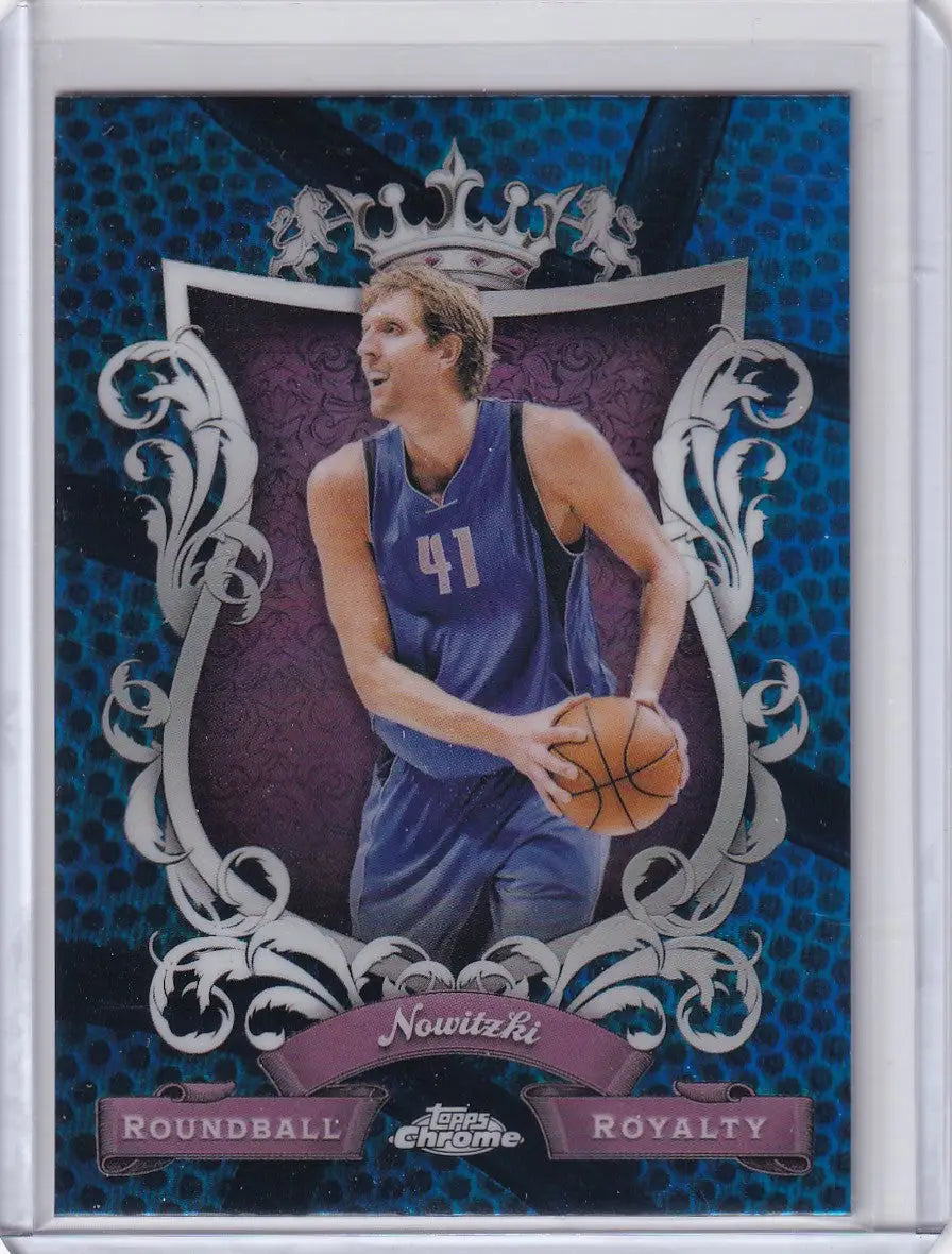 2024 TOPPS #RR-4 DIRK NOWITZKI BLUE BASKETBALL- DALLAS MAVERICKS - Basketball Card Single