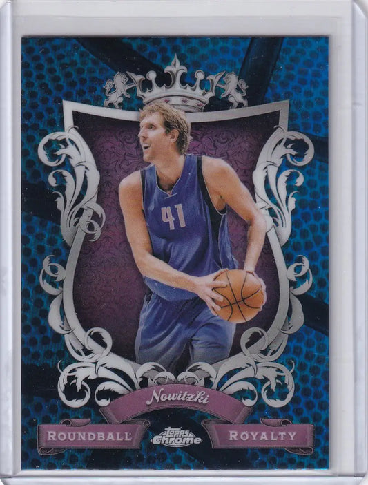 2024 TOPPS #RR-4 DIRK NOWITZKI BLUE BASKETBALL- DALLAS MAVERICKS
