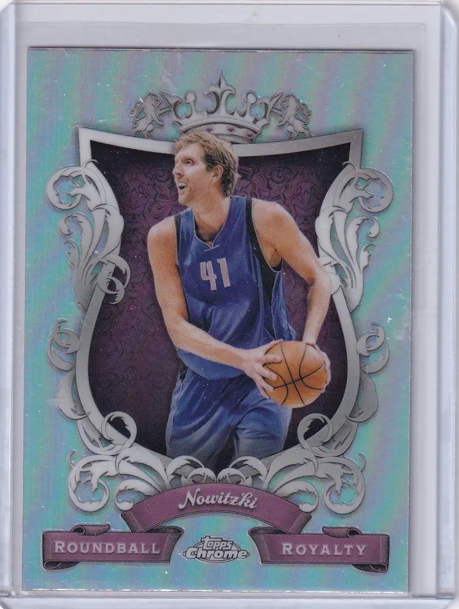 2024 TOPPS #RR-4 DIRK NOWITZKI REFRACTOR- DALLAS MAVERICKS - Basketball Card Single