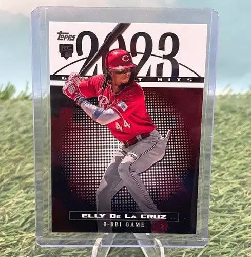 2024 Topps Series 1 - 2023 Greatest Hits -#23GH-25- Elly De La Cruz Rookie (RC) - Baseball Card Single