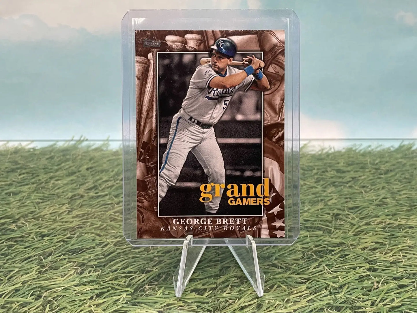 2024 Topps Series 1 -Grand Gamers- George Brett -#GOG-21- Kansas City Royals - Baseball Card Single
