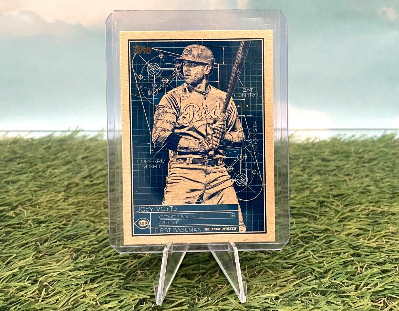 2024 Topps Series 1- Joey Votto -Superstar Blueprint- #SB-16 -Cincinnati Reds - Baseball Card Single